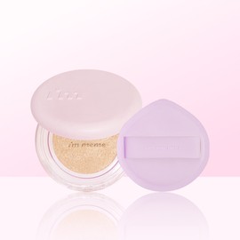 I'M MEME Wonder Velvet Lasting Cushion + Big Puff Set / 아임미미 원더 벨벳 래스팅 쿠션+빅 퍼프 세트