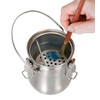 Newton Air-Tight Stainless Steel Brush Washer- Deluxe Leak-Proof Paintbrush Cleaning