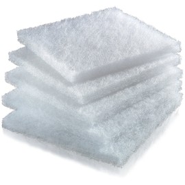Juwel Biopad Filter for Aquarium, Box of 5, White, Size M
