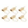 100Pcs Binder Clips Hollow Penguin Shape Sturdy Metal Small Binder