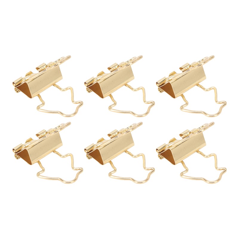 100Pcs Binder Clips Hollow Penguin Shape Sturdy Metal Small Binder