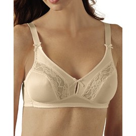 Collections Etc 2-Pack Instant Shaping by Plusform Keyhole Bra 42A