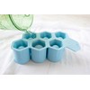 Outset Silicone Hexagon Ice Shot Mold, 6 Glass Capacity