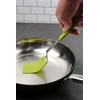 RSVP International Kitchen Tool Collection Flexible Nylon Spatula, Stainless Steel