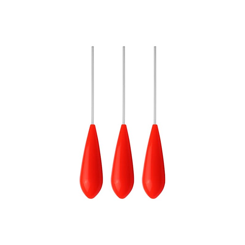 Set of 3 Spirolino trout floats in fluorescent signal colours,