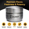 Blue Bus BUNKER Stash Jar Smell Proof Container (160ml) Stainless-Steel