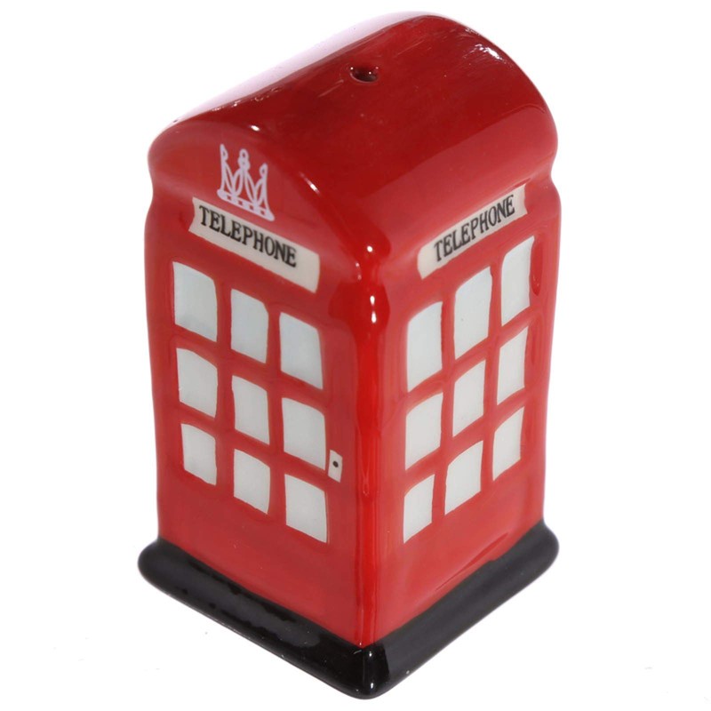 Novelty Ceramic Telephone and Letterbox Salt and Pepper Set