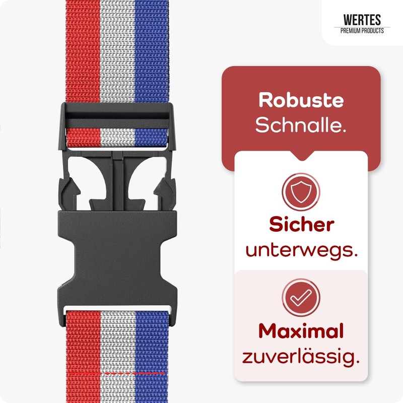 Luggage Strap Set of 4 – Suitcase Straps Safe &