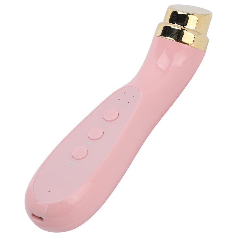 Facial Beauty Massager Hot Compress Vibration EMS Microcurrent Skin Tightening