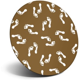 Destination Vinyl ltd Magnet for Refrigerator, Fridge - Baby Footprint Pattern Print Cute Childrens for Office, Cabinet and Whiteboard, Magnetic Stickers, 44197