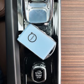 Car Key Fob Cover Compatible with Volvo XC90, XC60, XC40, S60, S90, V60, V90, Polestar 1, Polestar 2, Car Key Fob Case Refit Cover
