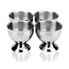 4 Pcs Stainless Steel Egg Cups Small Egg Cup Holders