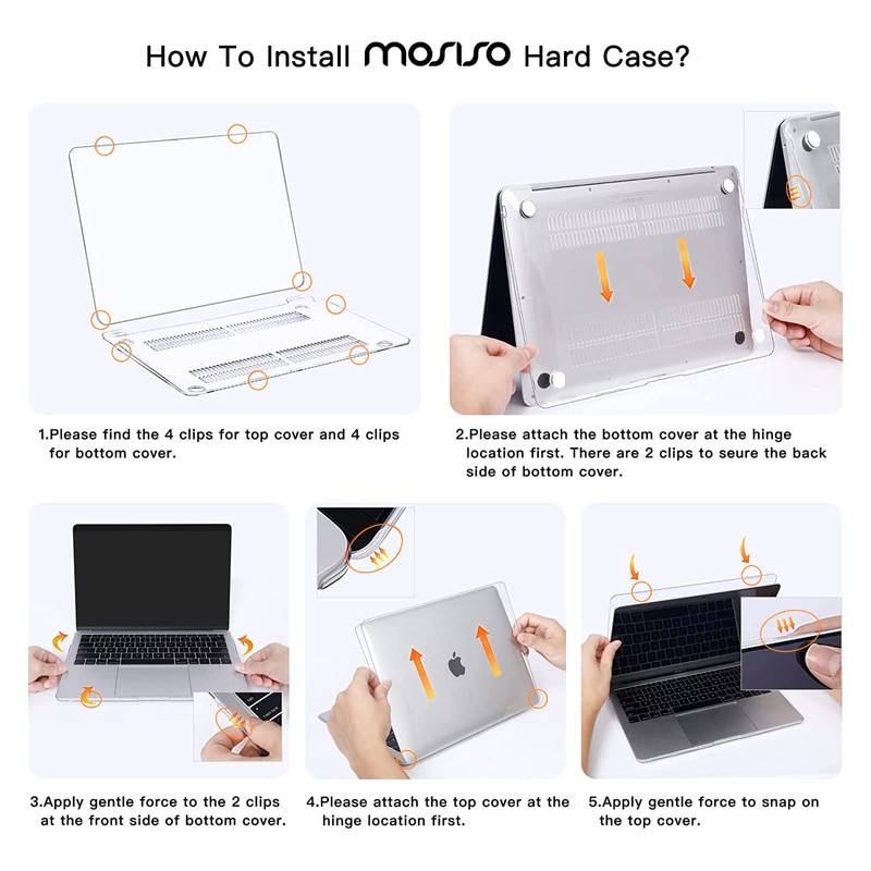 MOSISO Compatible with MacBook Air 13 inch Case 2022 2021
