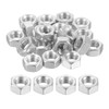 sourcing map Left-hand Hexagonal Nut, M8x1.25mm 304 Stainless Steel Left-hand