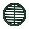 4" Outdoor Round Flat Drain Grate Cover (2, Green)
