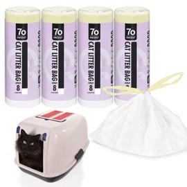 Cat Litter Box Liners, 35pcs Extra Thick Cat Box Liners, Large Cat Litter Bags, Heavy Duty Cat Litter Liners Large For Cat Litter Box, Pet Litter Bags, Trash Cans (29.3 Inches X 17.6 Inches)