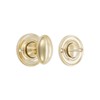 Infinity Decor Solid Brass Modern Style Slimline Bathroom Privacy Thumb