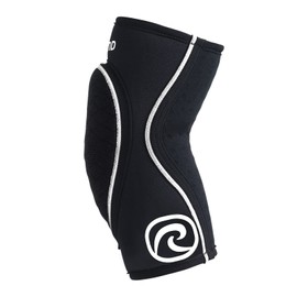 Rehband Elbow Pads, Black, Neoprene Elbow Protection, Handball & Volleyball, Unisex, Colour: Black, Size: S