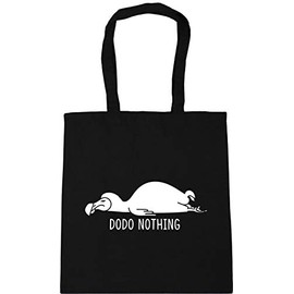 Hippowarehouse Dodo nothing Tote Shopping Gym Beach Bag 42cm x38cm, 10 litres