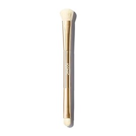 ICONIC LONDON- Brocha doble correctora | Brocha de maquillaje de dos caras, para difuminar y difuminar, perfecta para productos líquidos y en crema.