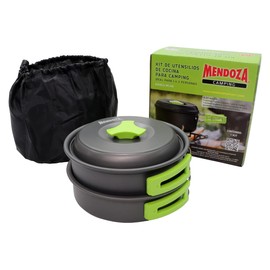 MENDOZA Kit de Utensilios de Cocina para Camping
