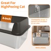 Stainless Steel Cat Litter Box with Lid, Extra Large Metal