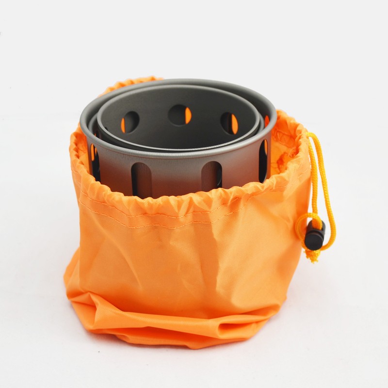 TOAKS Titanium Large Collapsible Wood Burning Stove – Ultralight, Compact