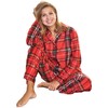 Angelina Women's Pajama Set Cozy Fleece with Notch Collar and