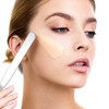 3 Pcs Metal Makeup Spatula Applicator Foundation Spatula Kit Stainless