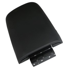 TQPONLY Upgrade Black Center Console Lid with Hinge,Compatible with Ford Explorer 1995-2001,Explorer Sport Trac 2001-2002 & Mercury Mountaineer 1997-2001 Leather Armrest Cover