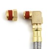 QWORK Extended Tank Drain Valve Assembly Kit for Air Compressor,
