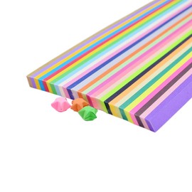 ODETOJOY Lucky Star Paper Strips Colorful Paper Star Origami Strips for Crafts Folding School Teaching DIY Arts Projects Crafting Supplies 540pcs (27colors)