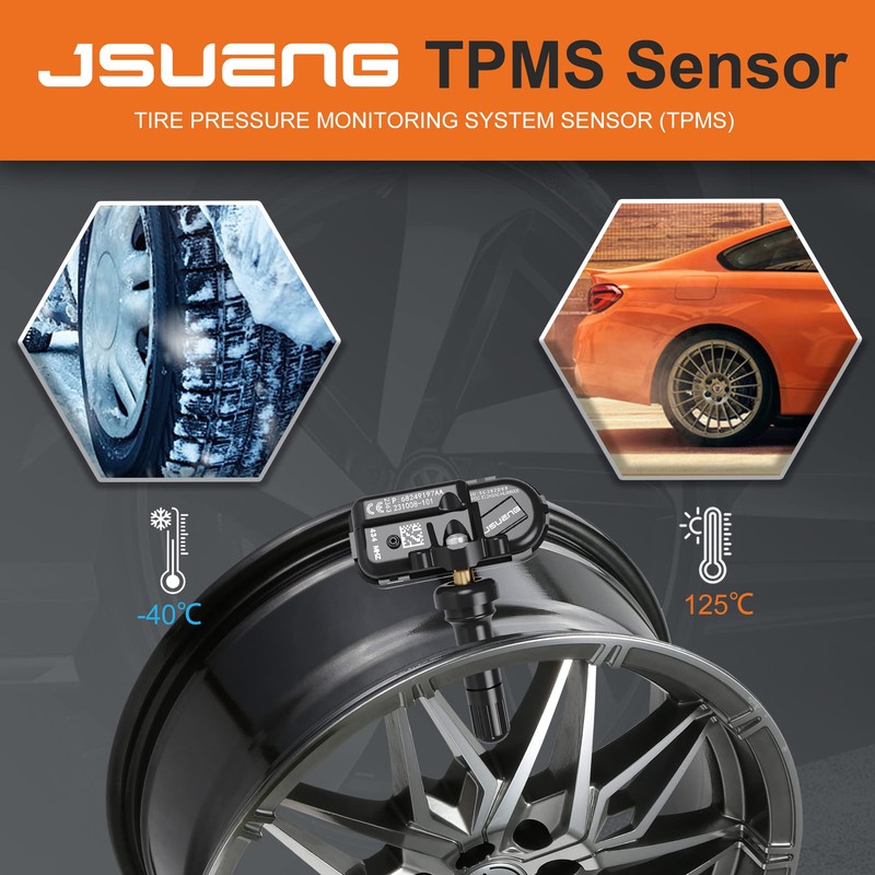 Tire Pressure Sensor TPMS Sensor 434mhz Compatible with Jeep Dodge