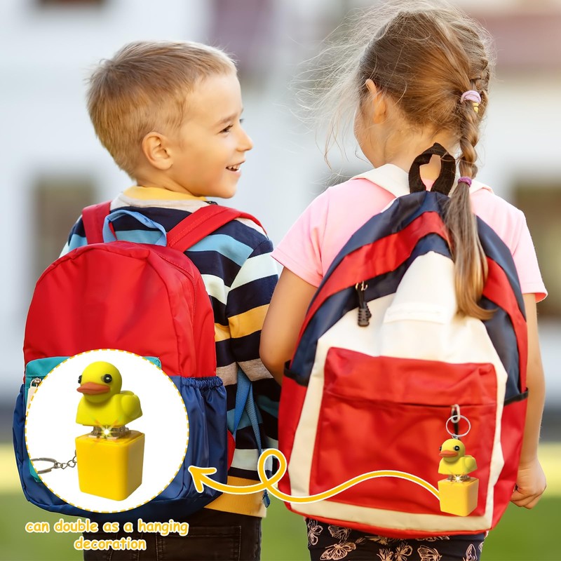 Duckeys Fidget Toy Quacking Key Fob Duck Key Caps with
