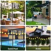 zoegi 4 Pack 10Ft String Light Poles,Light Poles for Outside