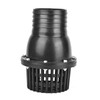 Water Pump Foot Valve Black PVC Low Pressure Flat Check