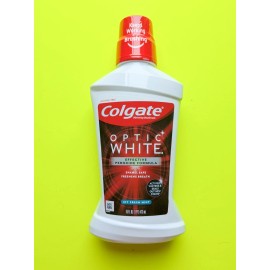 Fresh Colgate Optic White Icy Fresh Mint Mouthwash - 16 oz