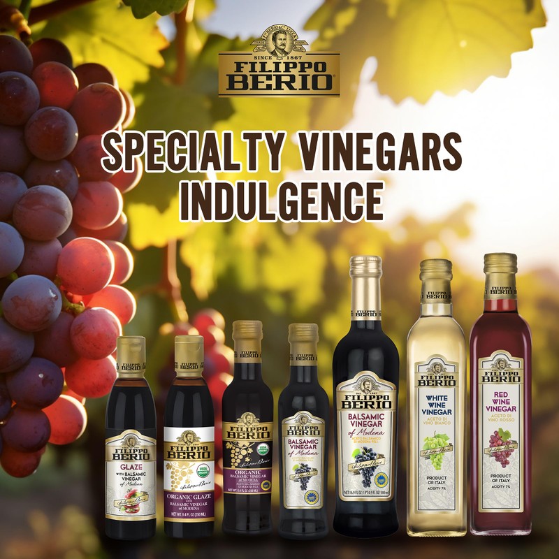 Filippo Berio Balsamic Vinegar of Modena 16.9 fl oz Glass