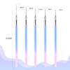 Nail Art Brushes, 5Pcs Nail Design Brushes for Thin Lines,