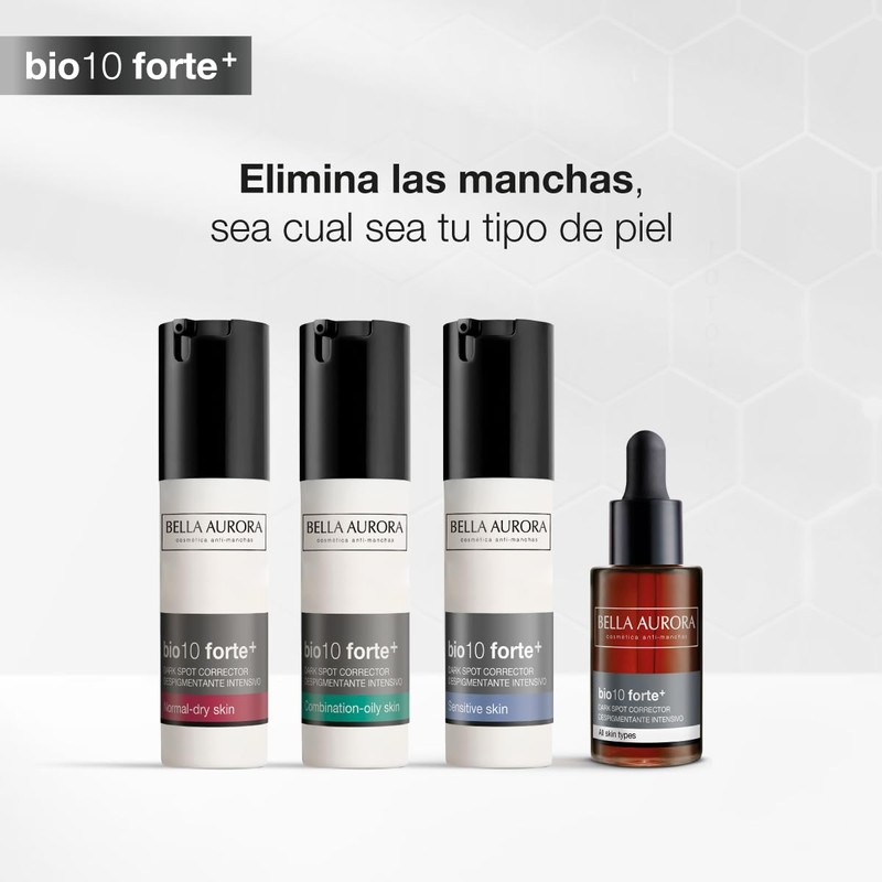 Bella Aurora BIO10 FORTE+ Haarentfernungsserum für trockene Haut, entfernt dunkle