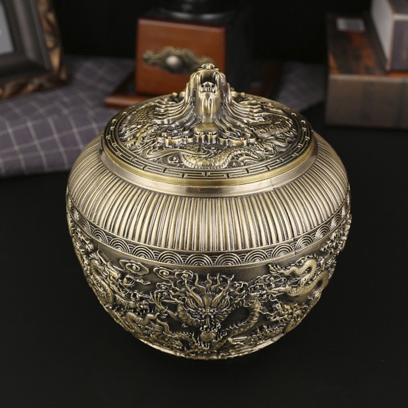 Tea Canister Metal Loose Tea Storage Container Airtight Tea Bag