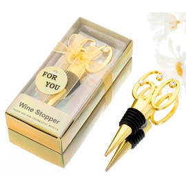 Ubrand 12PCS 60th Birthday Wine Stoppers for 60th Birthday Party Favors Gifts Souvenirs Decorations And 60th Golden Wedding Anniversary for Guests with Individual Gift Package (12,60)