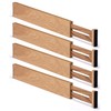Copco Kitchen Drawer Dividers, Sprin Loaded, Utensil Organizers, Adjustable Drawer