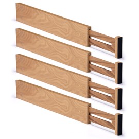 Copco Kitchen Drawer Dividers, Sprin Loaded, Utensil Organizers, Adjustable Drawer Dividers