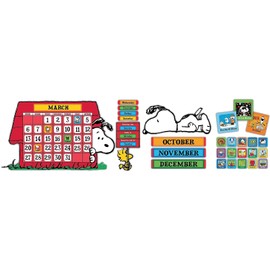 Eureka Peanuts Calendar Bulletin Board Set, 110 Pieces (EU-847152)