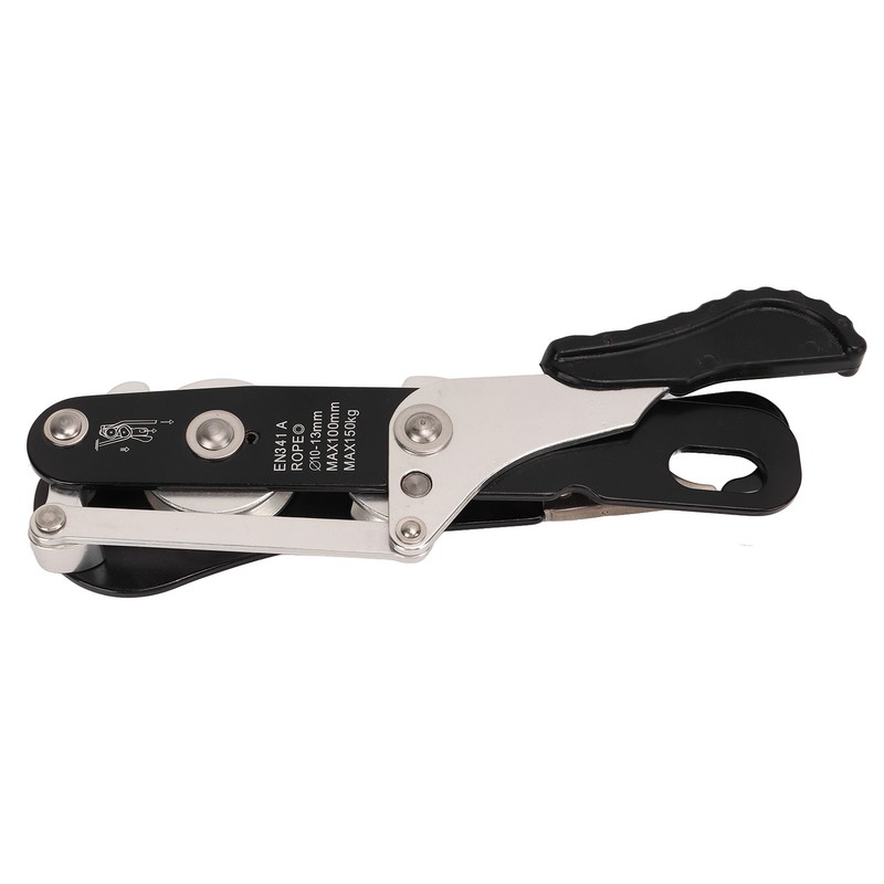 Manual Climbing Descender Aluminum Alloy Self Locking Downhill Device for