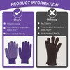 EIH1 3 Paar hitzebeständige Handschuhe für das Haarstyling mit rutschfester