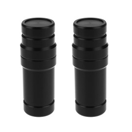 LT Easiyl 2 Pieces Pool Cue Joint Protector Replacement Part 5/16-18 Pool Joint Thread Cap Billiard Accessories for Billiard Pool Cue Black