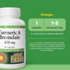 Natural Factors - Turmeric & Bromelain 450mg, Superior Standardized Extracts,