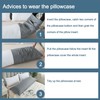 WhatsBedding Body Pillow Cover Cotton Fabric, Long Pillow Case Breathable
